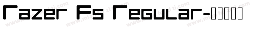 Razer F5 Regular字体转换